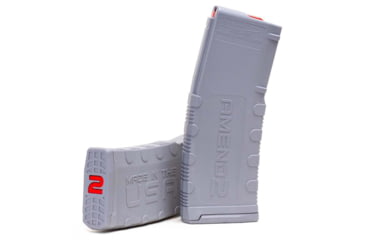 Image of Amend2 Mod-2 Rifle Magazine, AR-15/M4/M16, 5.56x45mm NATO/.223 Remington, 30 Round, Gray, 1 Pack, Polymer, 556MOD2GRY30-30RD