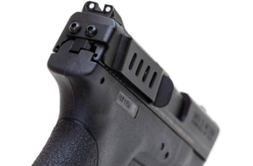 Image of Techna Clips Gun Belt Clip for S&amp;W M&amp;P Shield .45 Belt, Right-Side, Black, SH45BA