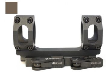 Image of American Defense Manufacturing AD-RECON-S 40 MOA Scope Mount, Tactical Lever, Flat Dark Earth, 34mm, AD-RECON-S-40MOA 34 TAC R FDE