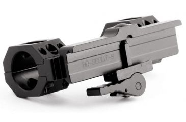 Image of American Defense Manufacturing AD-SCOUT-S Scope Mount, Tactical Lever, Black, 1in, AD-SCOUT-S 1 TAC R