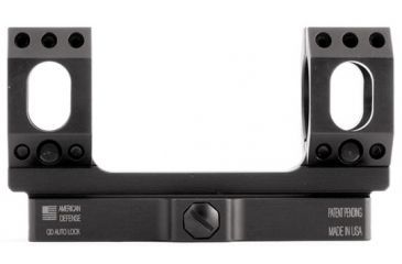 Image of American Defense Manufacturing AD-SCOUT-S Scope Mount, Tactical Lever, Black, 1in, AD-SCOUT-S 1 TAC R