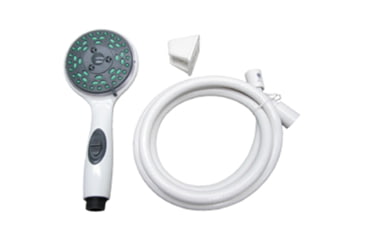 Image of American Brass RV Deluxe 5-Function Massaging Shower Kit With Pressure Assist And Water Saving Feature, White, CRD-DX-APS80W