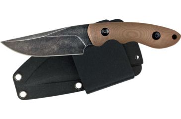 Image of American Buffalo Knife Abkt Elite Desert Predator Fxd Blade 3.5'' Clip Point D2 Steel
