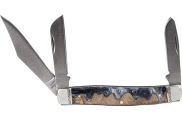 Image of American Buffalo Knife Abkt Roper Lahar Series 3blade Stockman 3.25 Wood Resin Hndl