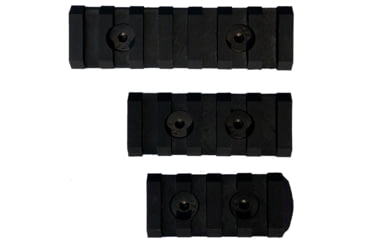 Image of American Built Arms Company Polymer Picatinny Rails, M-LOK Combo Pack 4, 5, 7 Slot, Black, ABAMRC