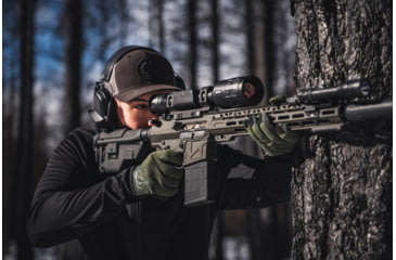 Image of American Defense Manufacturing 1-Piece Extra Wide No Offset QD Mount, Titanium Lever, 34mm Ring Size, Black, AD-RECON-SEW-34-TL