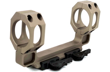 Image of American Defense Manufacturing 1-Piece QD Mount, Titanium Lever, 30mm Ring Size, Flat Dark Earth, AD-RECON-SEW-H-30-FDE-TL
