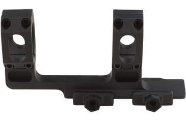 Image of American Defense Manufacturing 2in Offset, 1.93in Top of Rail to Centerline of Rings, 34mm Dual Ring Scope Mount w/ 1/2in Titanium GI Bolts, Black, Small, AD-RECON-H-34-TGIB
