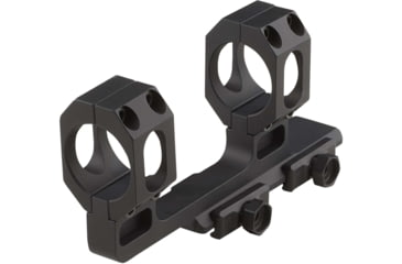 Image of American Defense Manufacturing 2in Offset, 1.93in Top of Rail to Centerline of Rings, 34mm Dual Ring Scope Mount w/ 1/2in Titanium GI Bolts, Black, Small, AD-RECON-H-34-TGIB