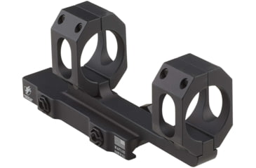 Image of American Defense Manufacturing 2in Offset, 20MOA. 34mm Dual Ring Scope Mount w/ 1/2in Titanium GI Bolts, Black, Small, AD-RECON-20MOA-34-TGIB