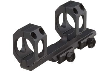 Image of American Defense Manufacturing 2in Offset, 20MOA. 34mm Dual Ring Scope Mount w/ 1/2in Titanium GI Bolts, Black, Small, AD-RECON-20MOA-34-TGIB