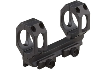 Image of American Defense Manufacturing 30mm Straight Up Dual Ring Scope Mount w/ 1/2in Titanium GI Bolts, Black, Small, AD-RECON-S-30-TGIB
