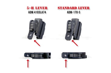 Image of American Defense Manufacturing 5-H Lever, Black, ADM 5-H