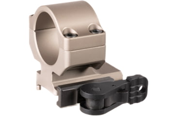 Image of American Defense Manufacturing AD-68 Aimpoint M68/CompM2/Pro Red Dot Sight Mount, Tactical QD Lever, Flat Dark Earth, 1.19 in, AD-68-L-FDE-TAC