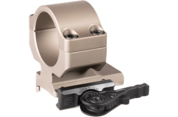 Image of American Defense Manufacturing AD-68 Aimpoint M68/CompM2/Pro Red Dot Sight Mount, Titanium QD Lever, Flat Dark Earth, 1.19 in, AD-68-L-FDE-TL