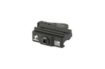 Image of American Defense Manufacturing AD-B2, Quick Detach Riflescope Mount, Low Height,  Anodized Finish, Black, AD-B2-L-STD