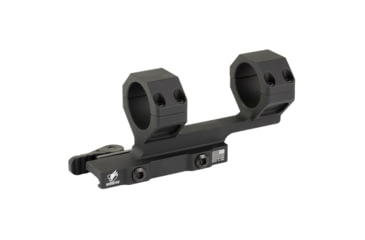 Image of American Defense Manufacturing AD-DELTA-C-M AR-15 Quick Detach Riflescope Mount, 34mm, 1.70in Height, Anodized Finish, Black, AD-DELTA-C-M-34-STD