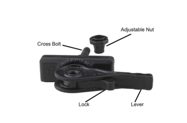 Image of American Defense Manufacturing AD-PVS Mount for T14 Thermal Imaging System, Black, AD-PVS-14 STD-TL