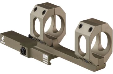 Image of American Defense Manufacturing AD-XCOUT-X Scope Mount, Standard Lever, Flat Dark Earth, 40mm, AD-SCOUT-X-40-FDE-STD