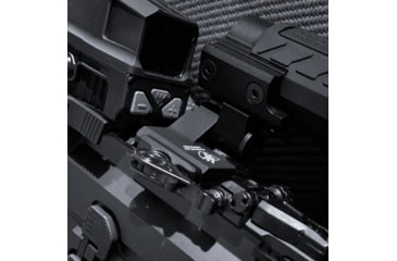 Image of American Defense Manufacturing ADM Flip Off Magnifier Mount, Titanium Lever, Black, AD-SM51-FLIP-TL