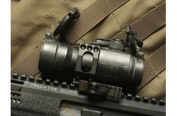 Image of American Defense Manufacturing Aimpoint Low Profile Mount for M68/CompM2/Pro w/ 1/2in Titanium GI Bolt, Black, Small, AD-68-L-TGIB