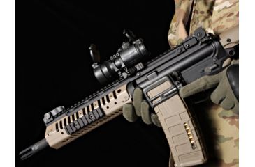 Image of American Defense Manufacturing Aimpoint Low Profile Mount for M68/CompM2/Pro w/ 1/2in Titanium GI Bolt, Black, Small, AD-68-L-TGIB
