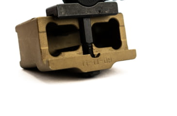 Image of American Defense Manufacturing Aimpoint T1 Micro Mount 1 Piece Lower 1/3rd Co-Witness, Tactical Lever, Flat Dark Earth, AD-T1-11 TAC R FDE