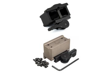 Image of American Defense Manufacturing Aimpoint T1 Micro Mount 1 Piece Lower 1/3rd Co-Witness, Black, Flat Dark Earth