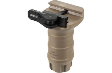 Image of American Defense Manufacturing BattleGrip Quick Detach Short Vertical Grip, Flat Dark Earth, BGV-QDK-FDE