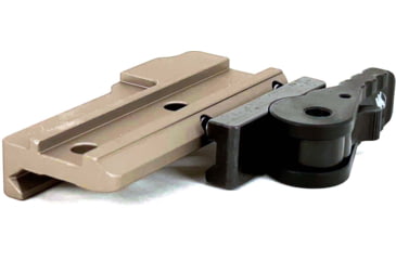 Image of American Defense Manufacturing DBAL Laser Base, Standard Lever, Flat Dark Earth, AD-175-FDE-STD