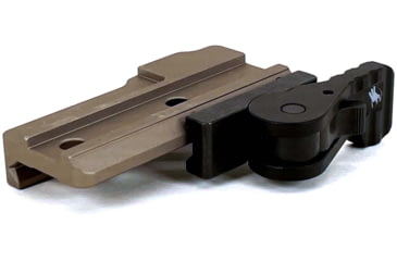 Image of American Defense Manufacturing DBAL Laser Base, Tactical Lever, Flat Dark Earth, AD-175-R-FDE-TAC