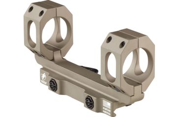 Image of American Defense Manufacturing Dual Ring Scope Mount Straight Up, Spaced Wide to Fit Larger Scoped Like SCHMIDT &amp; BENDER, 34mm Rings, Flat Dark Earth, AD-RECON-SW 34 STD FDE-TL