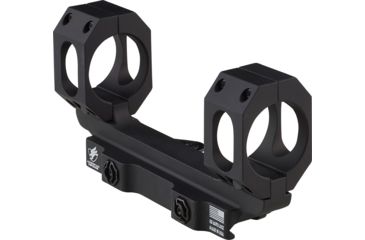 Image of American Defense Manufacturing Dual Ring Scope Mount Straight Up, Spaced Wide to Fit Larger Scoped Like SCHMIDT &amp; BENDER, 35mm Rings, Black, AD-RECON-SW 35 STD-TL