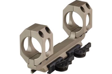 Image of American Defense Manufacturing Dual Ring Scope Mount Straight Up, Spaced Wide to Fit Larger Scoped Like SCHMIDT &amp; BENDER, 35mm Rings, Flat Dark Earth, AD-RECON-SW 35 STD FDE-TL
