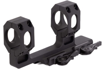 Image of American Defense Manufacturing Dual Ring Scope Mount w/ 2in Offset and 1,93in Top of Rail to Centerline of Rings, 35mm Rings, Black, AD-RECON-H 35 STD-TL