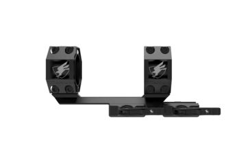 Image of American Defense Manufacturing Dual Ring Scope Mount w/ 2in Offset, Full Titanium, Black, AD-RECON-30-Ti