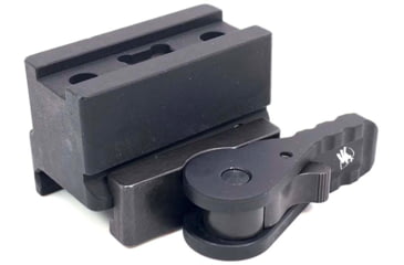 Image of American Defense Manufacturing Fixed Magnifier Mount, Standard Legacy Lever, Co-Witness Mount Height, Black, AD-1360-STD