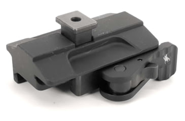 Image of American Defense Manufacturing Harris QD Bipod Mount, Improved, Tactical Legacy Lever, Black, AD-BP-SBRM-TAC