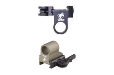 Image of American Defense Manufacturing Harris Swivel Bipod Mount, Black, Flat Dark Earth
