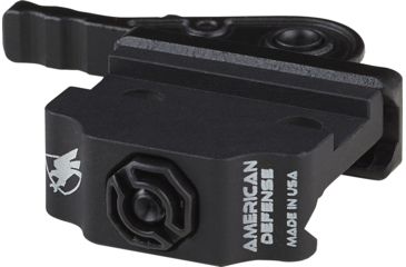Image of American Defense Manufacturing Low Mount for Leupold Prismatic, Spacers are supplied w/ the optic, Black, AD-20 STD-TL