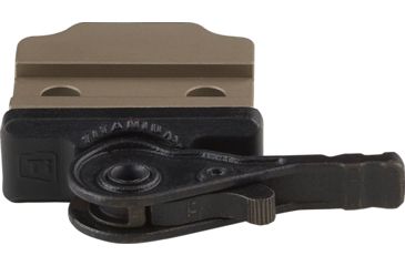 Image of American Defense Manufacturing Low Mount for Leupold Prismatic, Spacers are supplied w/ the optic, Flat Dark Earth, AD-20 STD FDE-TL