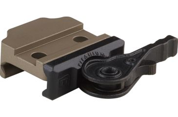 Image of American Defense Manufacturing Low Mount for Leupold Prismatic, Spacers are supplied w/ the optic, Flat Dark Earth, AD-20 STD FDE-TL