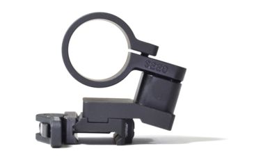 Image of American Defense Manufacturing Magnifier Swing Off Mount - Absolute, w/Hinge Release Ring, Standard Lever, Black, AD-SM-02-HR STD