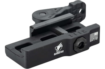 Image of American Defense Manufacturing MLOK Bipod QD Mount, Tactical Legacy Lever, Black, AD-MLOK-BP-TAC
