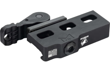 Image of American Defense Manufacturing MLOK Bipod QD Mount, Tactical Legacy Lever, Black, AD-MLOK-BP-TAC
