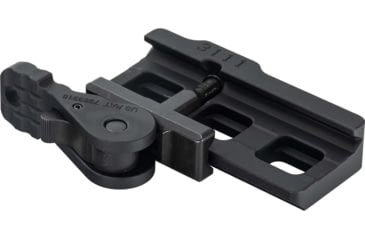 Image of American Defense Manufacturing MLOK Bipod QD Mount, Tactical Legacy Lever, Black, AD-MLOK-BP-TAC