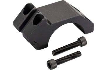 Image of American Defense Manufacturing One Delta Scope Mount Ring Cap w/ Offset Rail, 30mm Ring Size, Black, AD-DRCO-30-BLK