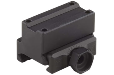 Image of American Defense Manufacturing One Piece Mount Co-Witness for the Trijicon MRO w/ 1/2in Titanium GI Bolt, Black, Small, AD-MRO-10-TGIB