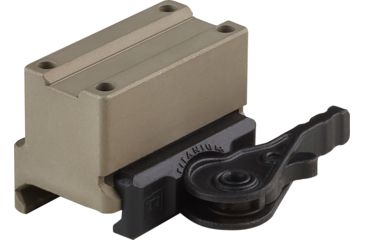 Image of American Defense Manufacturing One Piece Trijicon MRO Mount at Lower 1/3rd SOCOM Height, Flat Dark Earth, AD-MRO-11 STD FDE-TL