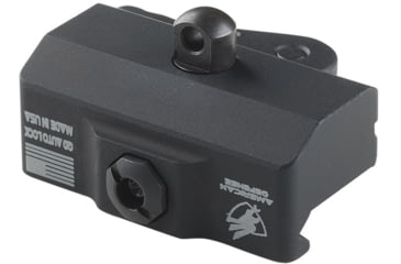 Image of American Defense Manufacturing QD Base For Swivel Model Harris Bipods, Black, AD-BP-P2-STD